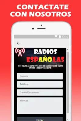 RadiosEspana android App screenshot 1